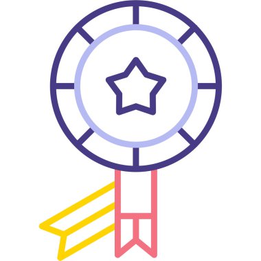 vektör çizim tasarım yıldız simgesi