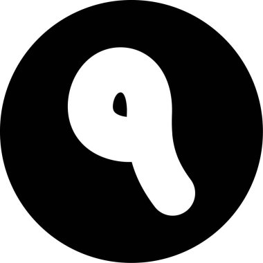 Siyah ve beyaz simgesinin vektör illüstrasyonu