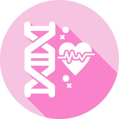 DNA simgesi vektör illüstrasyonu