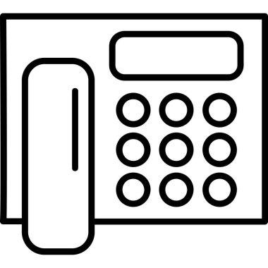 Banka atm simgesi, anahat stili