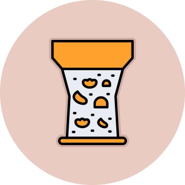 Modern simgenin vektör illüstrasyonu