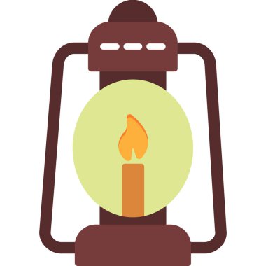 Fener vektör simgesini ateşle