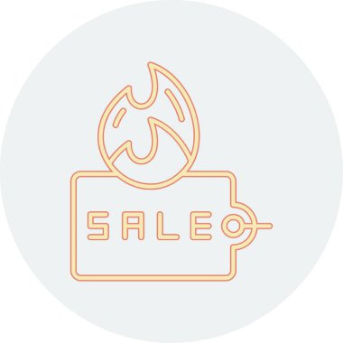 satış fiyat etiketi simgesi.