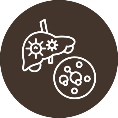 Bir pizza simgesinin vektör çizimi