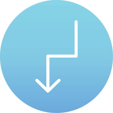 ok simgesi vektör illüstrasyonu