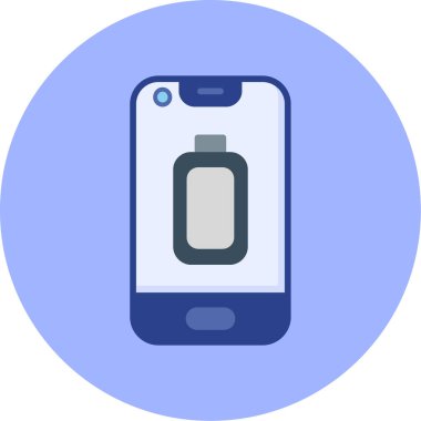 Pil. Web simgesi basit illüstrasyon