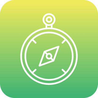 vektör pusula resimlemesi