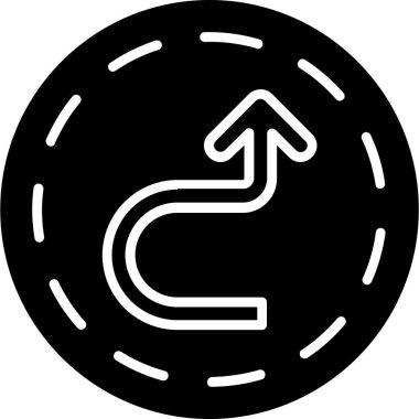 Araba simgesinin vektör illüstrasyonu