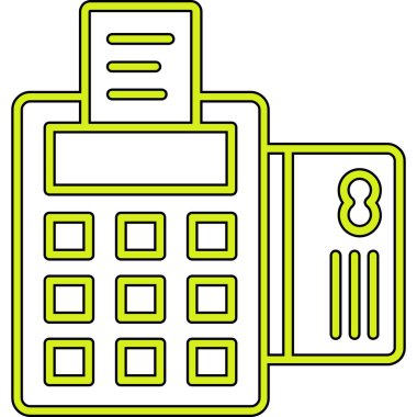 atm simge vektör illüstrasyonu