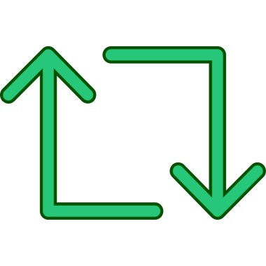 ok simgesi vektör illüstrasyonu