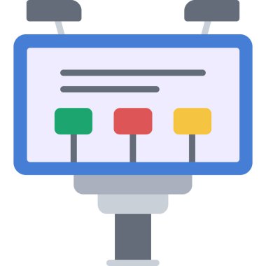 Bilgisayar. Web simgesi basit illüstrasyon