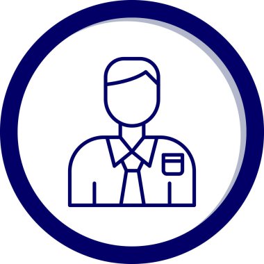 avatar. Web simgesi basit illüstrasyon