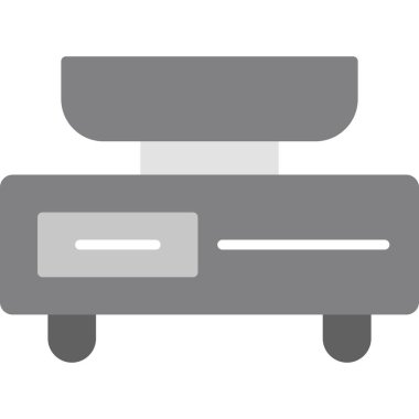 kanepe düz vektör simgesi