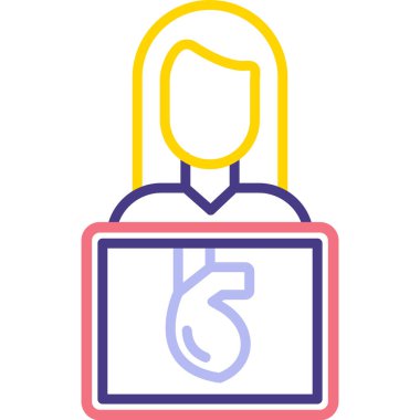 kadın avatar simgesi, vektör illüstrasyonu, tasarım