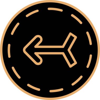 Ok. Web simgesi basit illüstrasyon