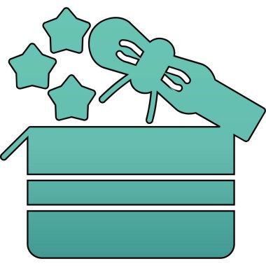 Basit vektör illüstrasyonu Noel ile ilgili simgeler