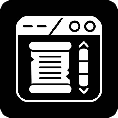 seo modern simgesinin vektör illüstrasyonu