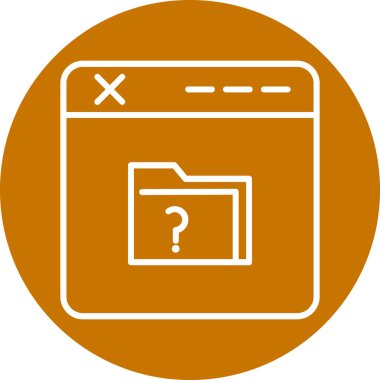 klasör web simgesi, vektör çizim