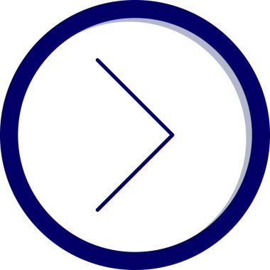 Saat web simgesi, basit vektör illüstrasyonu