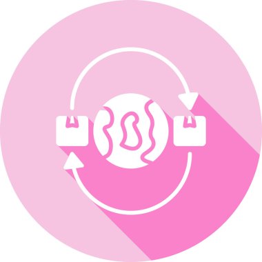 Kulaklıklı kadın kulaklığı simgesi