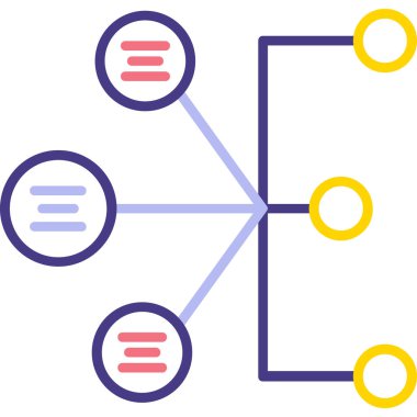 ağ bağlantı vektörü simgesi