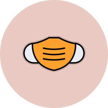 vektör turuncu yuvarlak para simgesi.