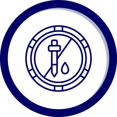 Bir haç simgesi ve bir borunun vektör illüstrasyonu