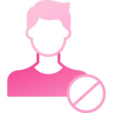 Bir kadın simgesinin vektör illüstrasyonu