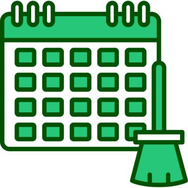 Takvim. Web simgesi basit illüstrasyon