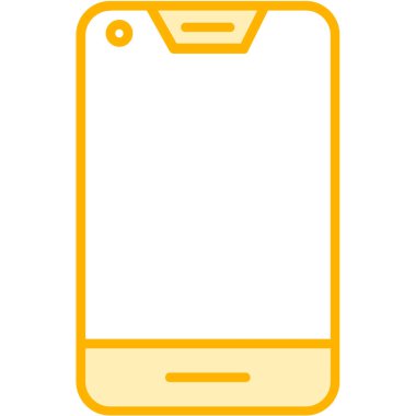 Telefon simgesi vektör illüstrasyonu