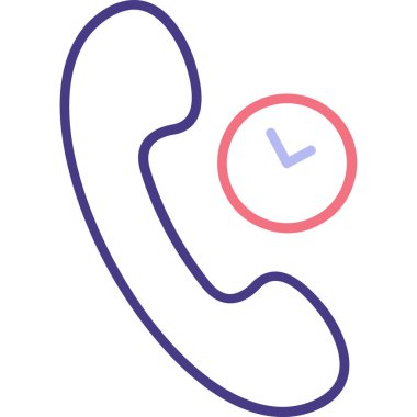 Çağrı. Web simgesi basit illüstrasyon