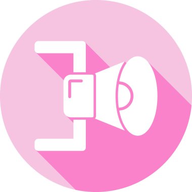 Bir megafonun vektör çizimi