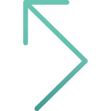 ok simgesi vektör illüstrasyonu