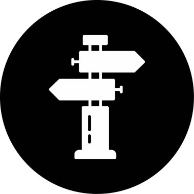 Bir trafik ışığı simgesinin vektör illüstrasyonu