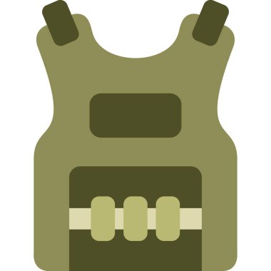 Ordu ordu simgesi düz stil