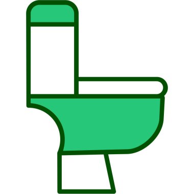 tuvalet ikonu vektör illüstrasyonu