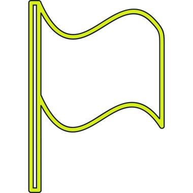 izole edilmiş boş yeşil yol işareti vektör çizimi