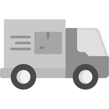 servis van vektör simgesi