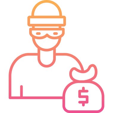 avatar man vektör çizgisi simgesi tasarımı