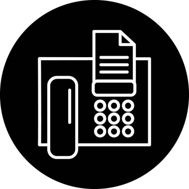 belge simgesi vektör illüstrasyonu