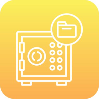 Modern simgenin vektör illüstrasyonu