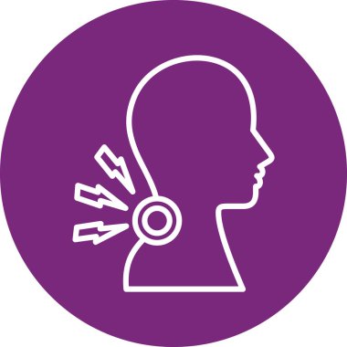 Kafasında beyin olan insan kafası.