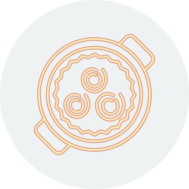 Yiyeceğin vektör simgesi