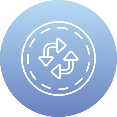 vektör geri dönüşüm simgesi çizimi