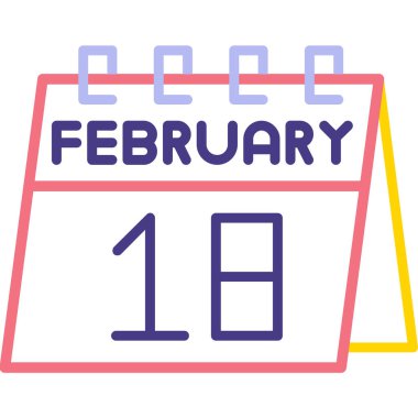 9 Şubat 'ta. Ayın takvimi, tarih ve beyaz takvim. Kış yönetimi. Takvim simgeleri. tasarım biçimi