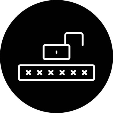 Seo modern simgesinin vektör illüstrasyonu, bilgisayar simgesi