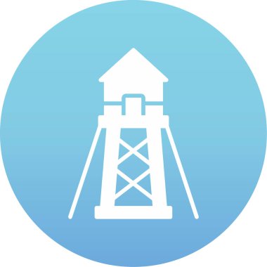 kule ikon vektör illüstrasyonu