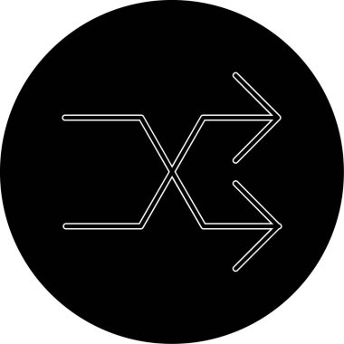 Modern bir simgenin vektör illüstrasyonu