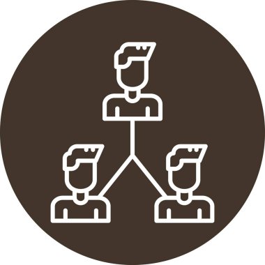 İnsanlar ikonu. Web için insan vektör simgelerinin basit illüstrasyonu