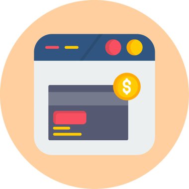 mobil bankacılık vektör simgesi tasarımı